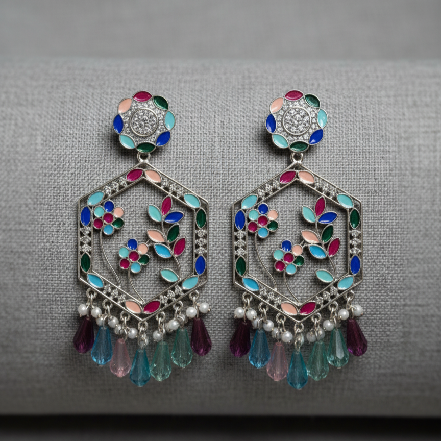 Pastel Garden Dangler Earrings