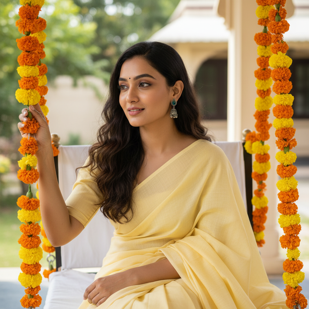 Peacock Feather Oxidised Jhumka