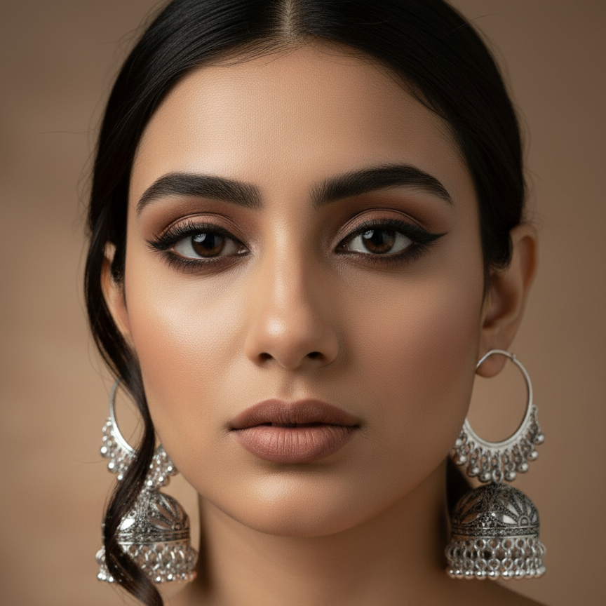 Classic Hoop Jhumka Earrings