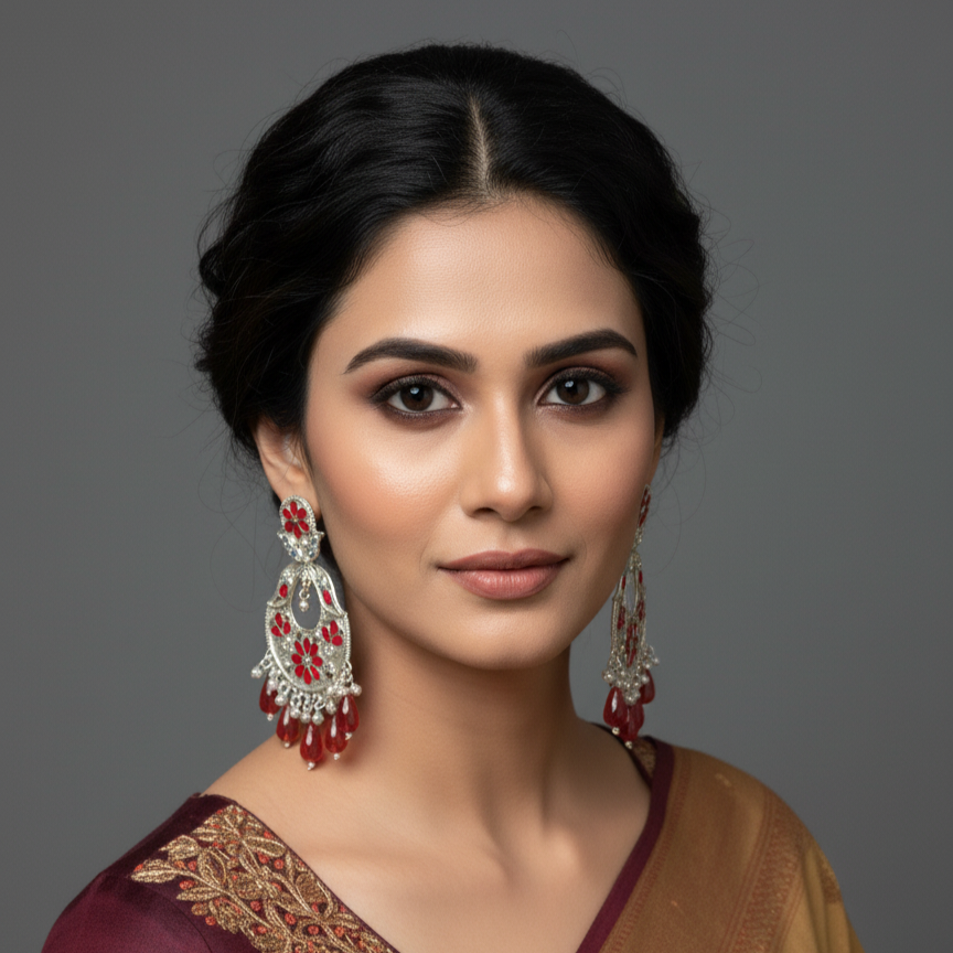 SATRANGI JEWEL STATEMENT EARRINGS