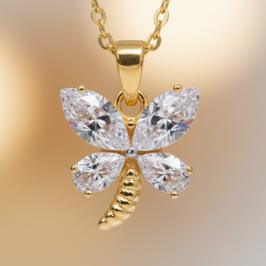 butterfly pendant necklace
