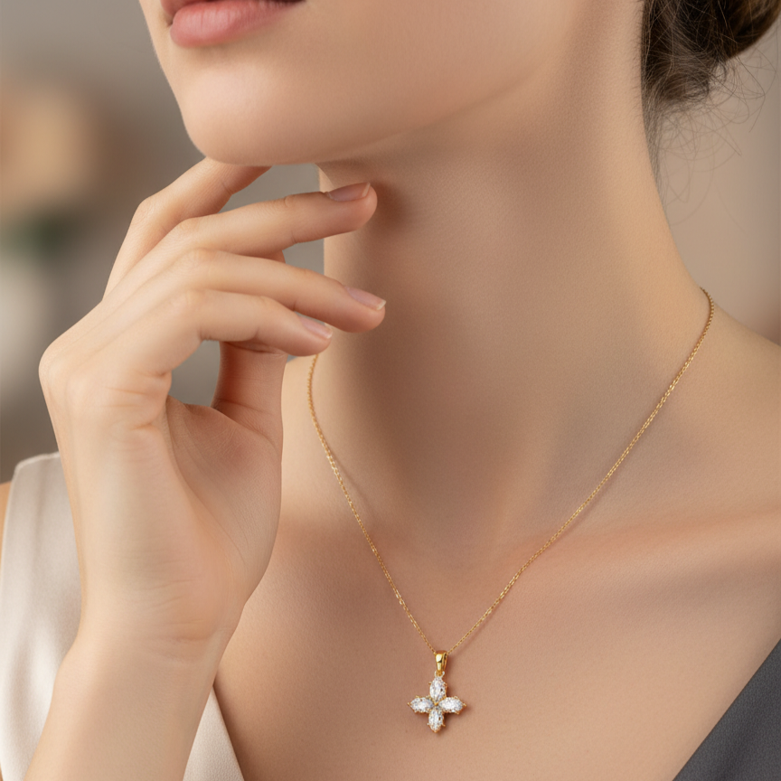 cross-shaped pendant