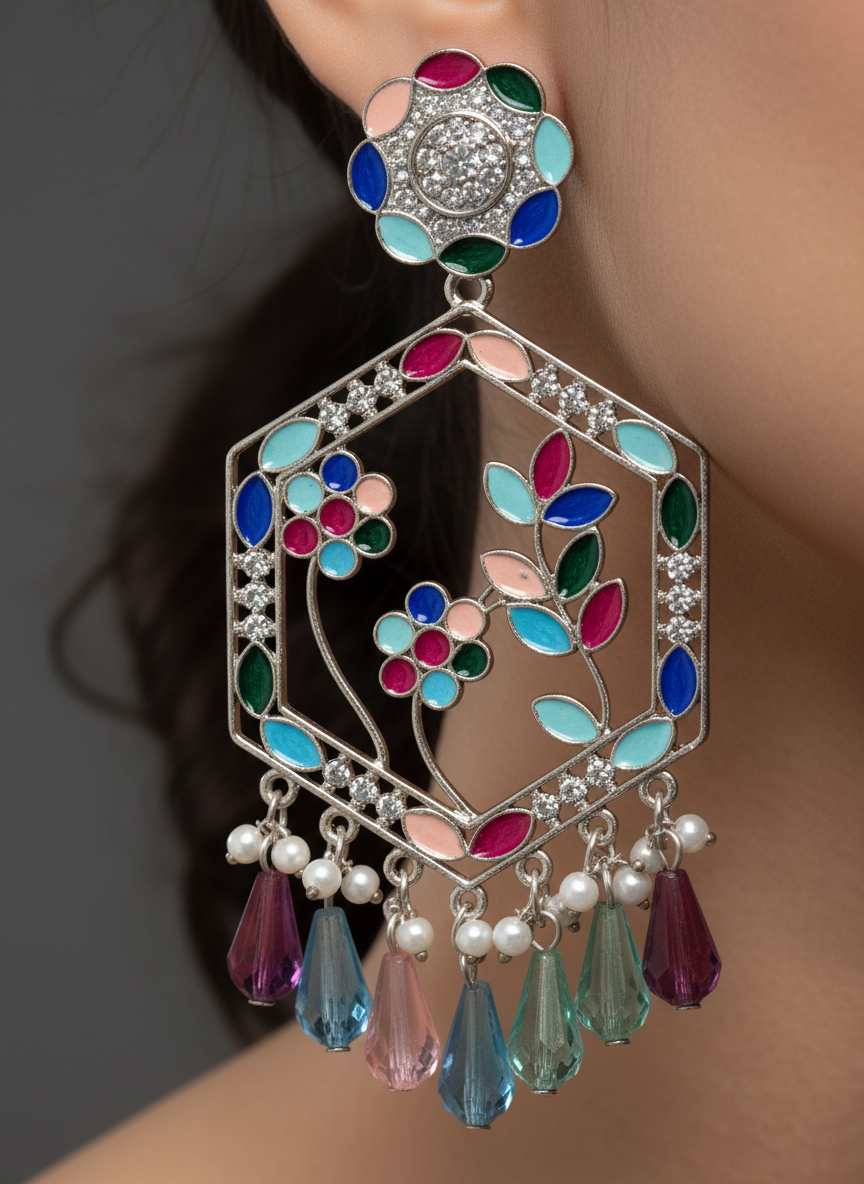 Pastel Garden Dangler Earrings