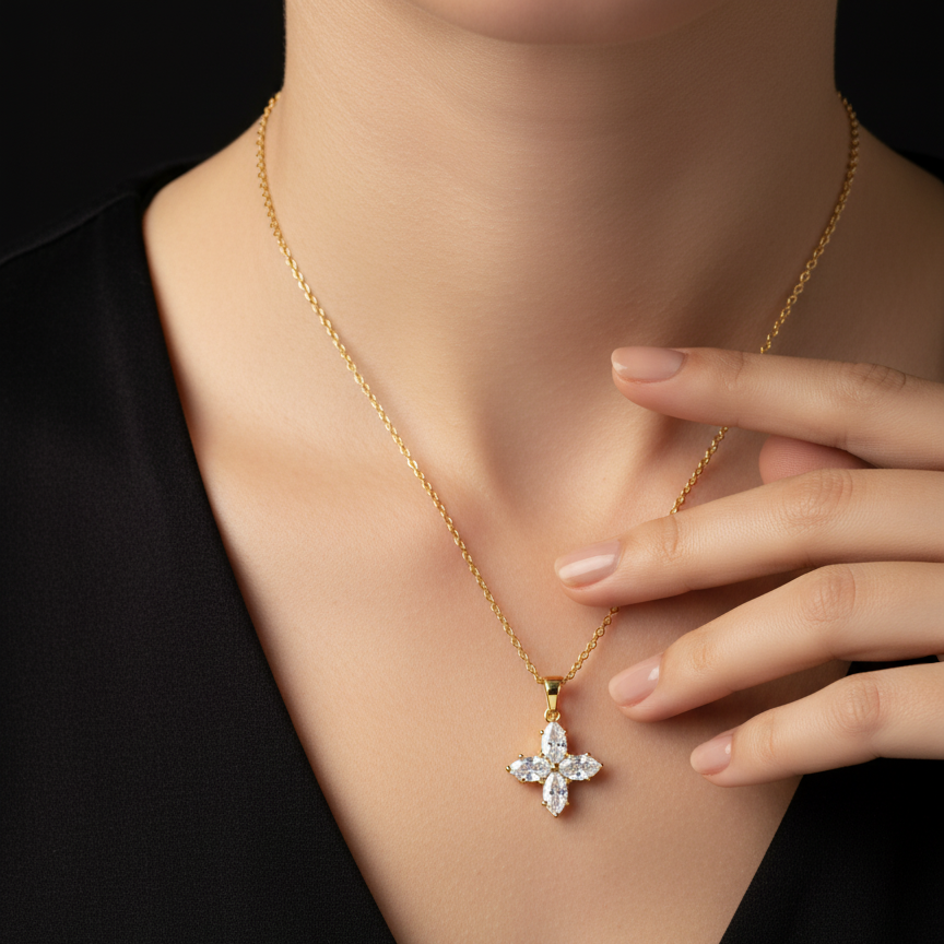 cross-shaped pendant