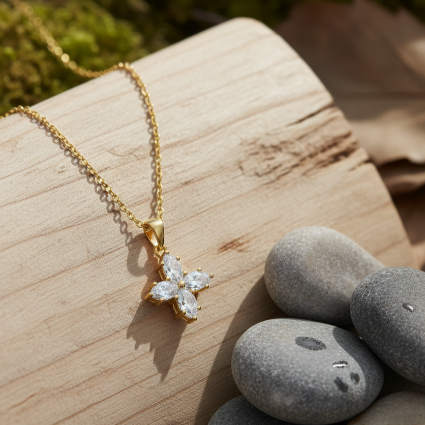 cross-shaped pendant