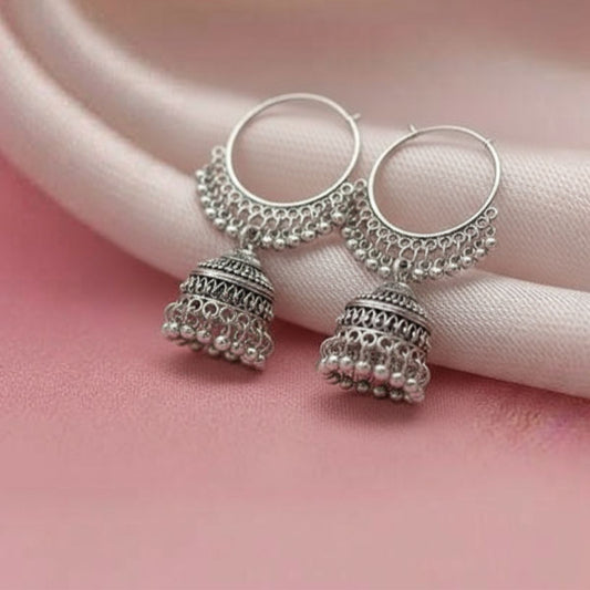 Classic Hoop Jhumka Earrings