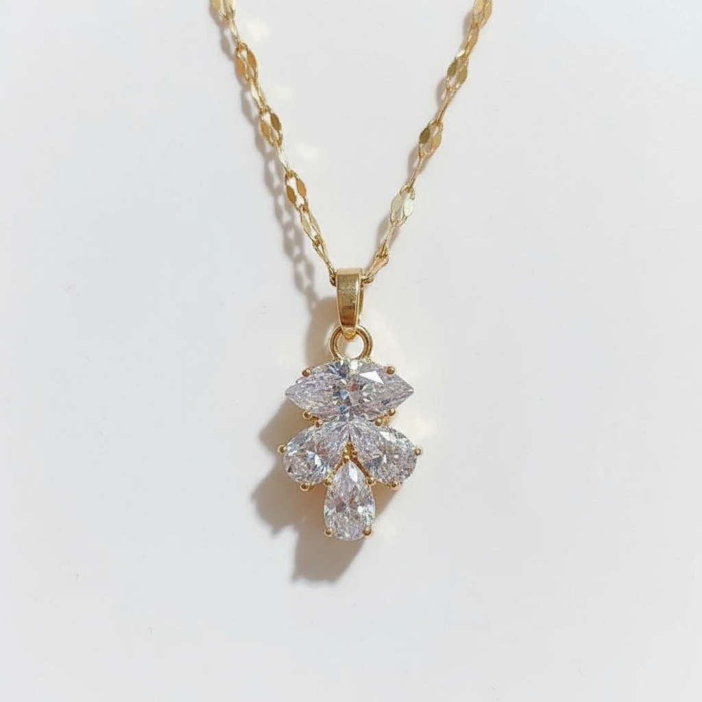 cubic zirconia pendant necklace